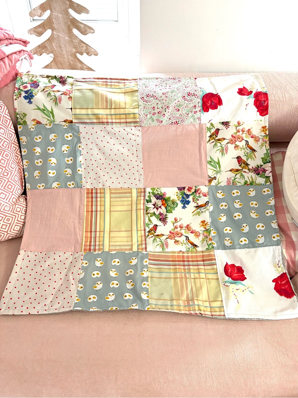 CRAM pretty baby blanket or wall hanging